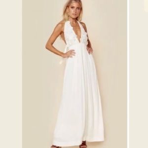 For love & lemons white maxi dress
